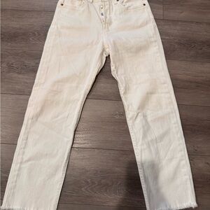 Levi's Premium Wedgie Straight Women's Cream Jeans